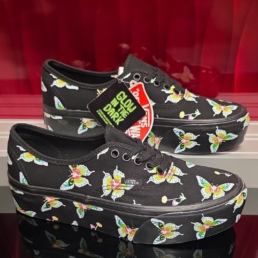 Vans Authentic Stac – Morph Blackout (Glow in the Dark) – Men’s 8.0 Women’s 9.5